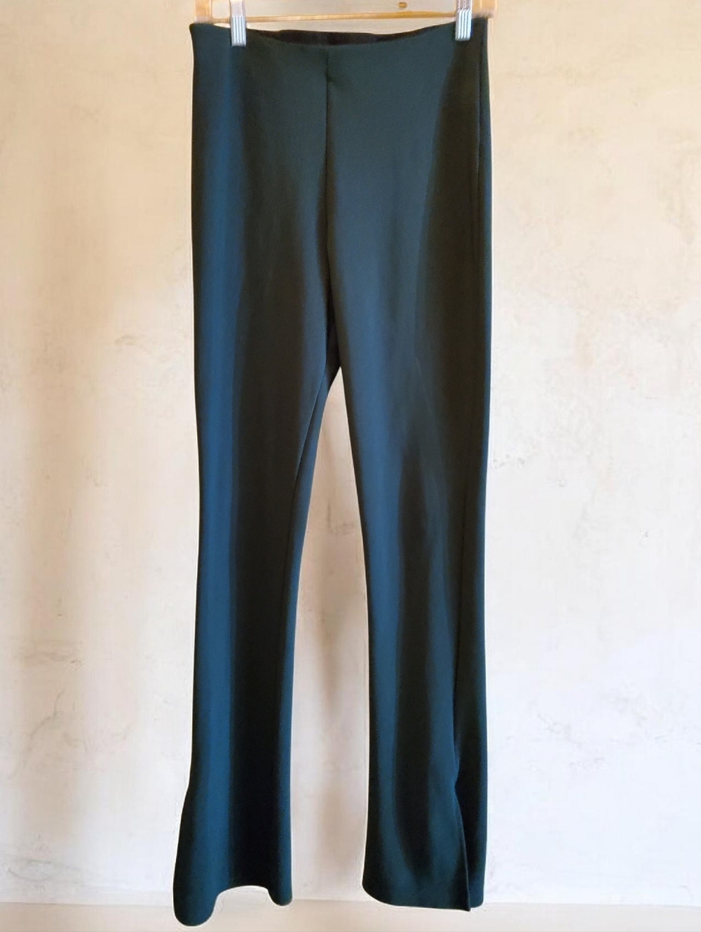 Zara Deep Green/Teal Flare Tall Pants
